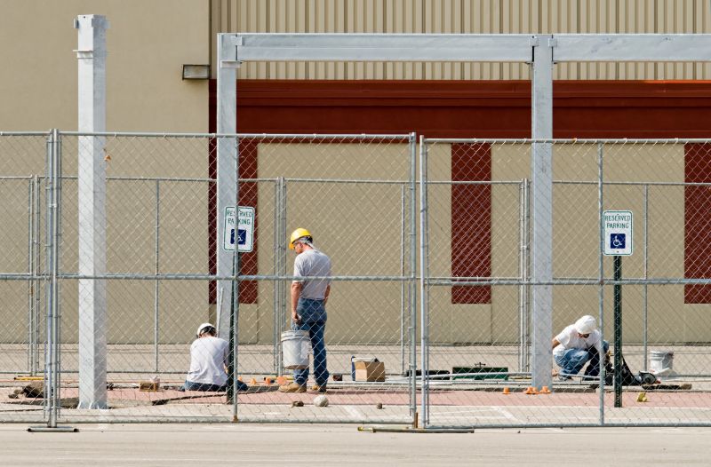 Metal Fence Installation detail