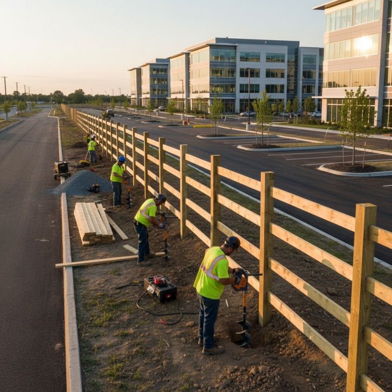 Wood Fence Installation